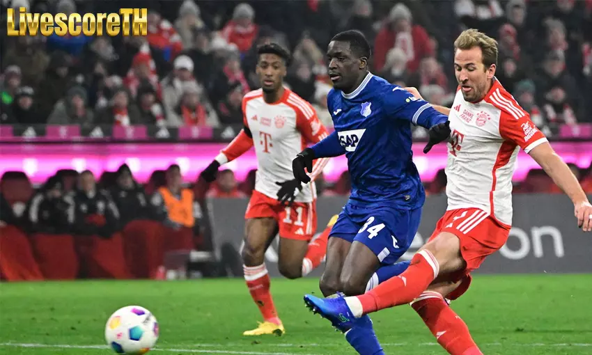 เดือด เคนซัดสองโทษ ดิอาซแฮตทริก บาเยิร์นถล่มฮอฟเฟ่นไฮม์ 5-1 นำฝูง