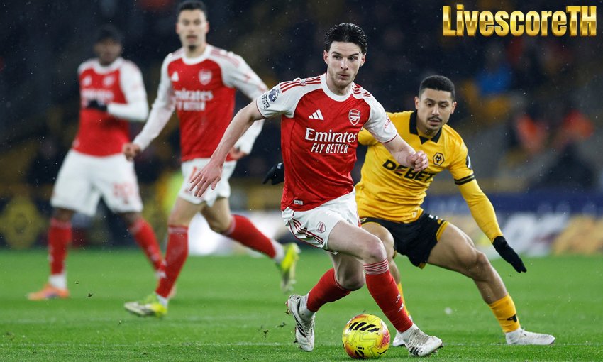 ผลบอลวูล์ฟส์ 2-2 อาร์เซน่อล ปืนใหญ่ชวดชัย โดนไล่เจ๊านาทีบาป ยังนำฝูง 5 แต้ม