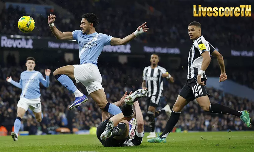 ผลบอล นิวคาสเซิ่ล 1-3 แมนซิตี้