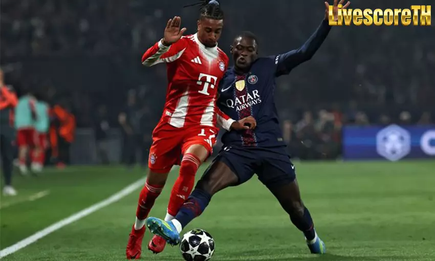 ผลบอล เปแอสเช 5-4 บาเยิร์น เกมเดือดระดับ 5 ดาว! ปารีสกุมความได้เปรียบนัดแรก UCL