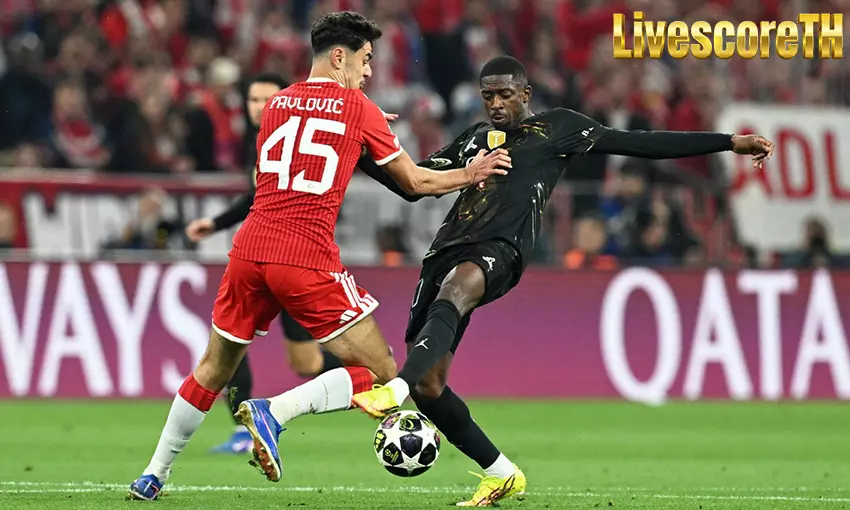 ผลบอลS บาเยิร์น 1-1 เปแอสเช : ปารีสรวมพลังบุกเจ๊า ลิ่วชิง UCL ดวลอาร์เซน่อล